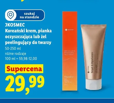 Kosmetyki do twarzy JKOSMEC promocja w Lidl