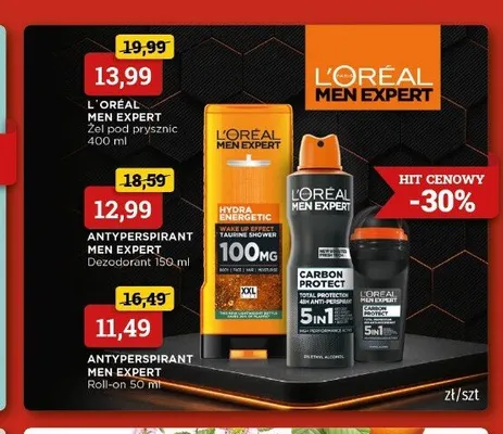 Żel pod prysznic L'Oreal Men Expert promocja w Drogeria Kosmyk