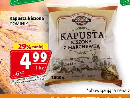 Kapusta kiszona Dominik promocja w Prim Market