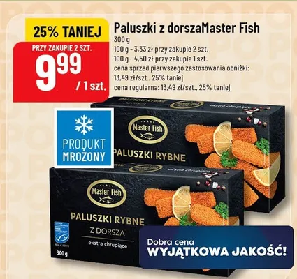 Paluszki z dorsza promocja w POLOmarket