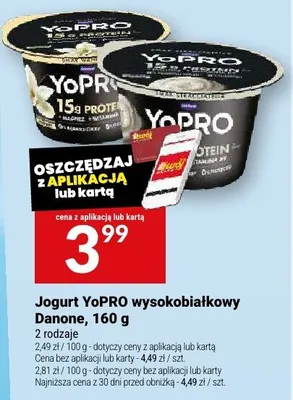 Jogurt YoPRO wysokobiałkowy Danone czekolada promocja w Twój Market