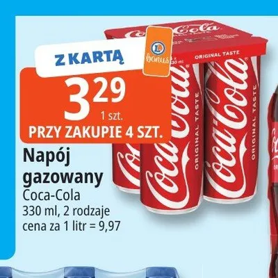 Napój gazowany Coca-Cola promocja w Leclerc