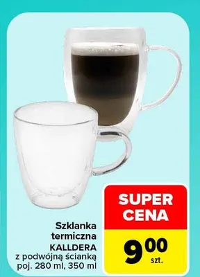 Szklanka termiczna Kalldera z podwójną ścianką 350 ml promocja w Carrefour