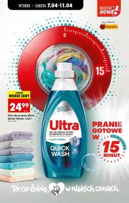 Żel do prania Quick Wash Clean & Fresh promocja w Biedronka