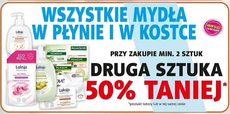 Mydła w płynie i w kostce promocja w Prim Market
