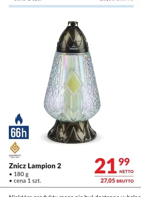 Znicz Lampion 2 Sadowscy promocja w Makro