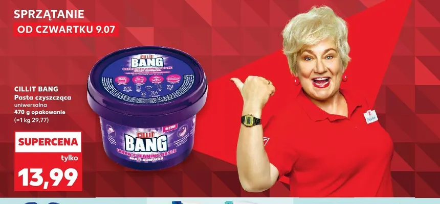 Pasta czyszcząca uniwersalna Cillit Bang promocja w Kaufland