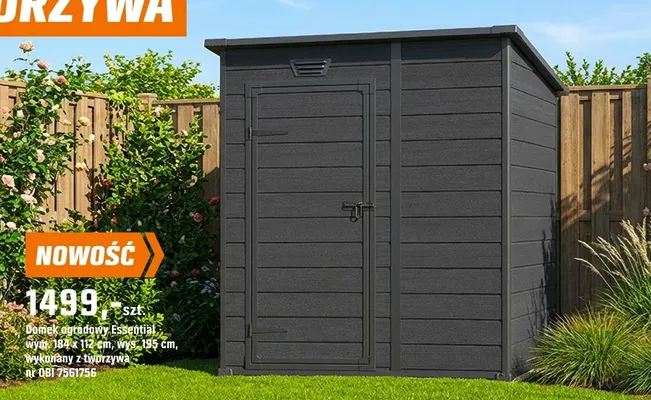 Domek ogrodowy Essential promocja w OBI