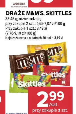Draże M & M's promocja w Stokrotka