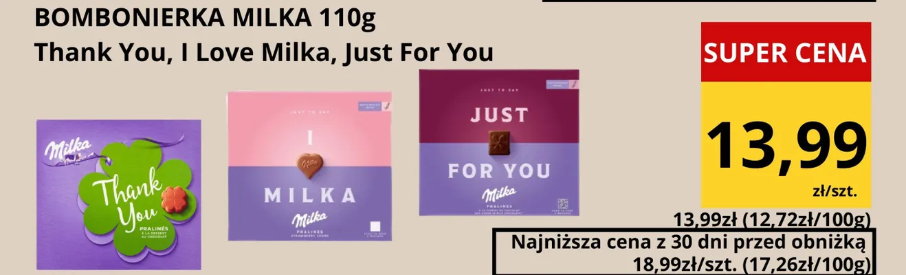 Bombonierka Just For You promocja w Supeco