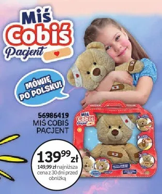 Zabawka COBI miś Cobiś pacjent promocja w Dzień Dziecka