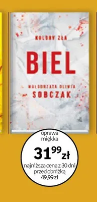 Książka Biel Kolory zła Małgorzata Oliwia Sobczak Wydawnictwo W.A.B. promocja w Empik