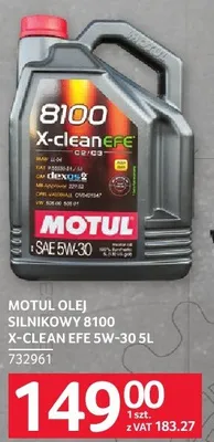 Olej silnikowy Motul 8100 X-Clean EFE 5W-30 promocja w Selgros