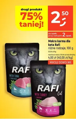 Mokra karma dla kota różne rodzaje promocja w Dealz