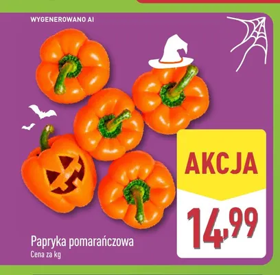 Papryka pomarańczowa promocja w Aldi