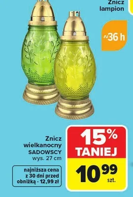 Znicz wielkanocny Sadowscy promocja w Carrefour Market