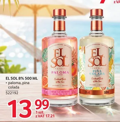 Drink El Sol Paloma promocja w Selgros