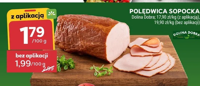 Poledwica sopocka Dolina Dobra promocja w Stokrotka