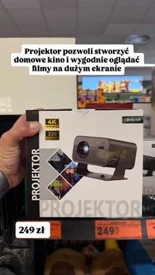 Projektor Forever 4K promocja w Biedronka