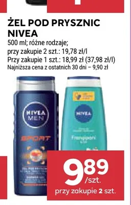 Żel pod prysznic fruity delight Nivea promocja w Stokrotka