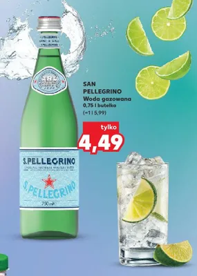Woda gazowana San Pellegrino promocja w Kaufland