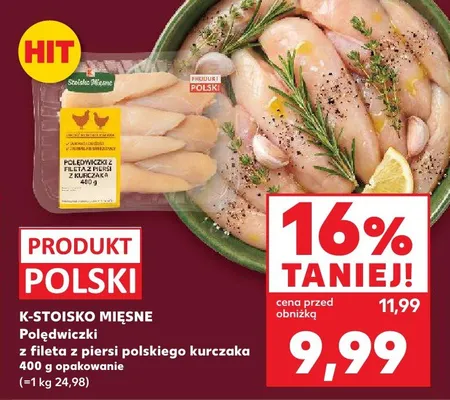 Polędwiczki z fileta z piersi polskiego kurczaka promocja w Kaufland