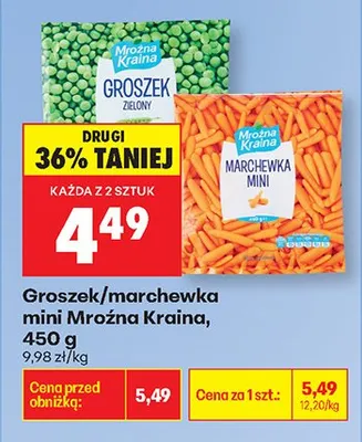 Marchewka mini promocja w Biedronka
