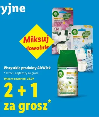 Produkty AirWick promocja w Lidl