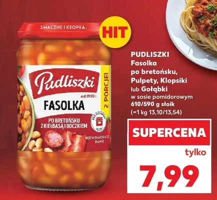 Fasolka po bretońsku promocja w Kaufland