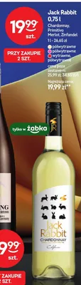 Wino Jack Rabbit Zinfandel promocja w Żabka