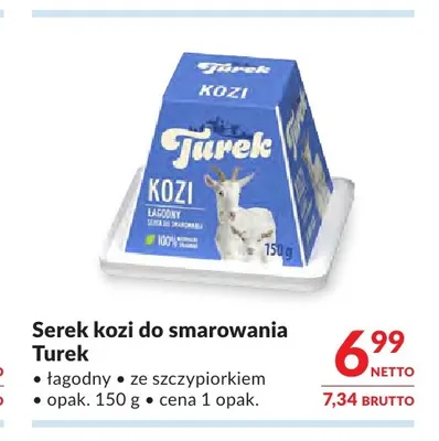 Serek kozi do smarowania ze szczypiorkiem Turek promocja w Makro