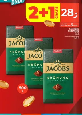 Kawa mielona Jacobs Krönung Signature promocja w Dealz