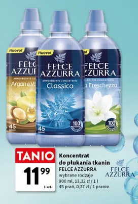 Koncentrat do płukania tkanin Felce Azzurra Freschezza promocja w Intermarche