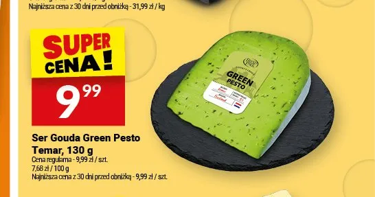 Ser Gouda Green Pesto Temar promocja w Twój Market
