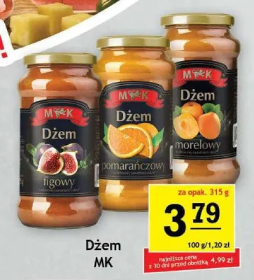 Dżem morelowy MK promocja w Gram Market