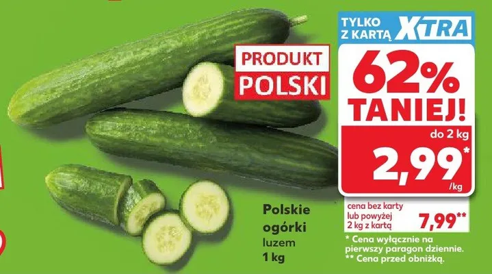 Polskie ogórki luzem Kaufland promocja w Kaufland