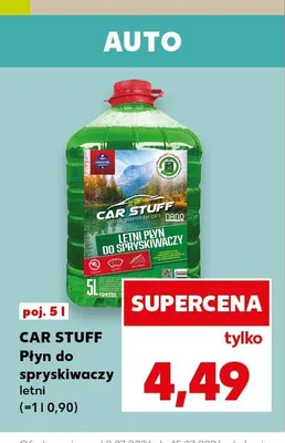 Płyn do spryskiwaczy letni Car Stuff promocja w Kaufland