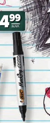 Marker BIC Marking 2000 czarny promocja w Stokrotka