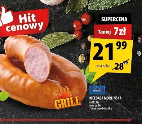 Kiełbasa morlińska Morliny promocja w Arhelan