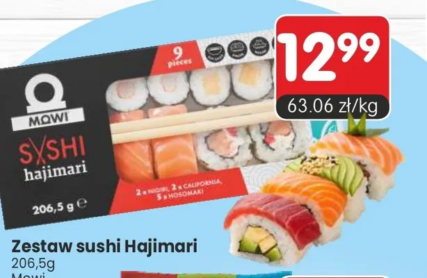 Zestaw sushi Hajimari promocja w Market Point