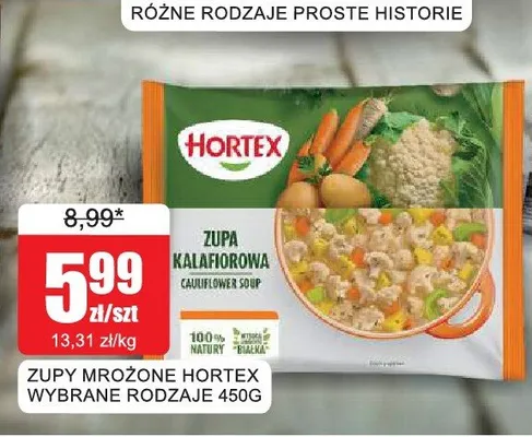 Zupa kalafiorowa Hortex promocja w Bingo