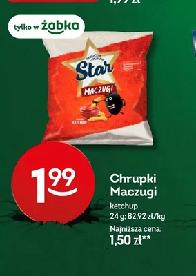 Chrupki Maczugi ketchup promocja w Żabka