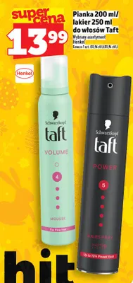 Pianka do włosów 200ml / lakier 250ml promocja w TOPAZ
