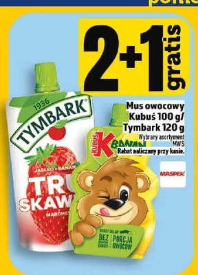 Mus owocowy promocja w TOPAZ