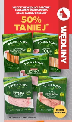 Szynka 100% mięsa Dolina Dobra promocja w Netto