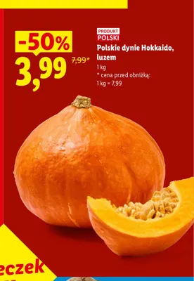 Dynia Hokkaido polska promocja w Lidl