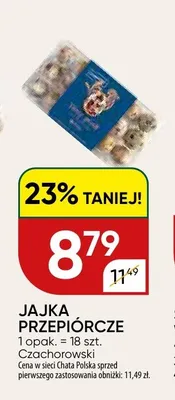 Jajka przepiórcze Czachorowski promocja w Chata Polska