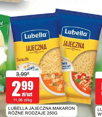 Makaron jajeczny Lubella promocja w Bingo