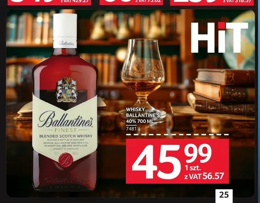 Whisky Ballantine's promocja w Selgros