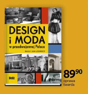 Książka Design i moda w przedwojennej Polsce Bosz promocja w Empik